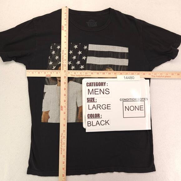 Outkast Rap Graphic Short Sleeve Crew Neck Shirt Mens Size Large L Black - Picture 5 of 9